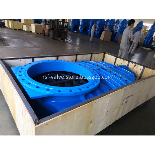 Non-Rising Stem Resilient Gate Valve Gear Operated